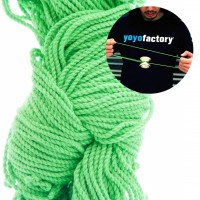 YoYo žaislo virvelė, žalios spalvos