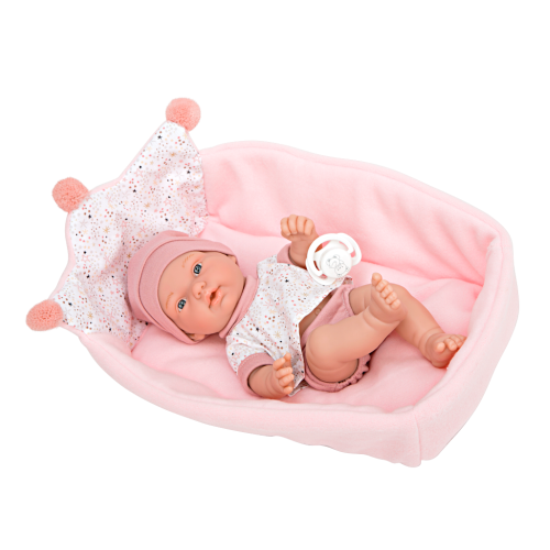 Arias kūdikėlis su lopšiuku, 26 cm