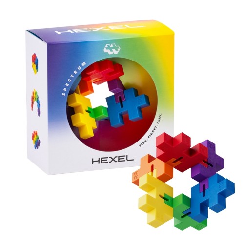 Plus Plus antistresinis žaislas, Hexel Spectrum