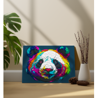 Splat Planet paveikslas iš modelino, Panda 30x40cm