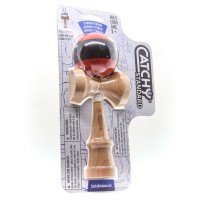 Kendama žaislas, medinis/raudonas