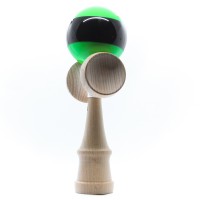 Kendama žaislas, medinis/žalias